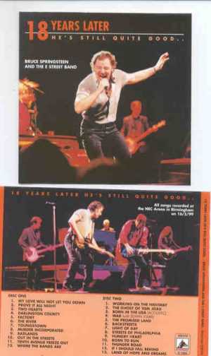 Bruce Springsteen - 18 Years Later He's Still Quite Good  ( 2 CD SET )