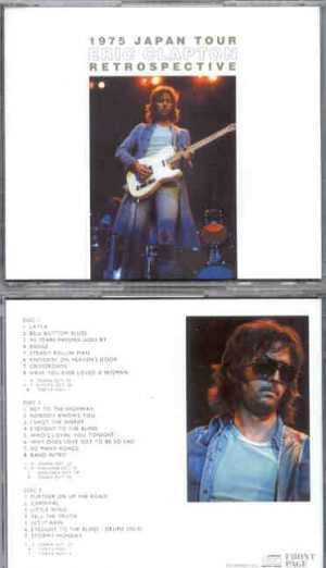 Eric Clapton - 1975 Japan Tour Retrospective ( 3 CD SET ) ( Osaka , Kyoto , Fukuoka , Tokyo , Shizuoka )