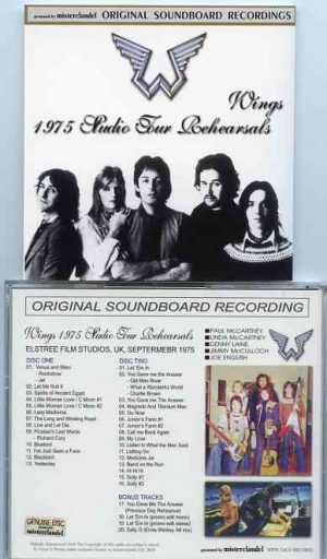 Paul McCartney - 1975 Wings Studio Tour Rehearsals ( Masters One ) ( 2 CD SET )( Misterclaudel )