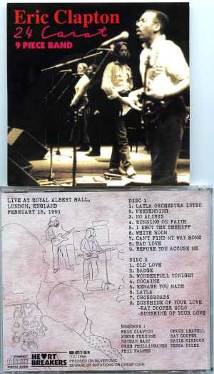 Eric Clapton 24 Carat 9 Piece Band