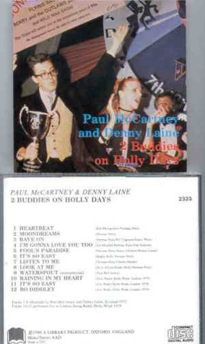 Paul McCartney - 2 Buddies On Holly Days ( Library Records )