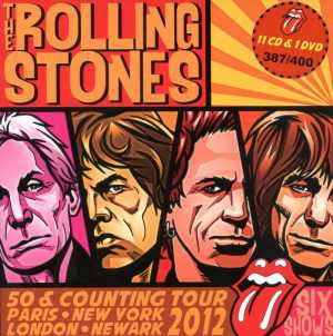 Rolling Stones - 50 And Counting Tour 2012  ( 11 CDs - 1 DVD SET - 24 Pages Booklet )