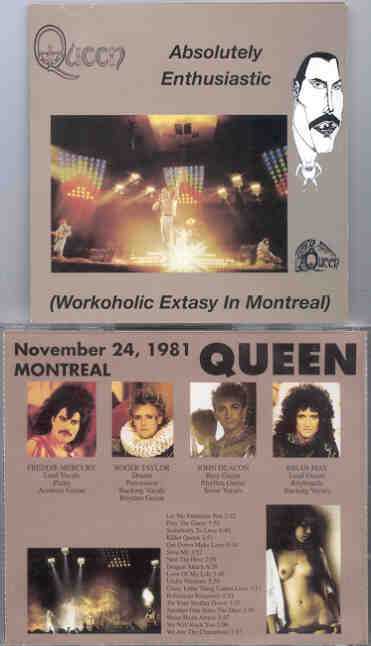 Queen - Absolutely Enthusiastic ( Montreal , Canada , November 24th , 1981 )