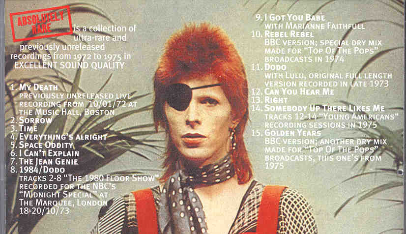 David Bowie - Absolutely Rare