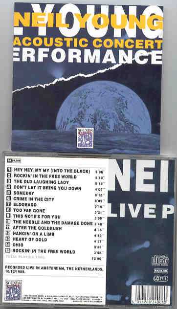 Neil Young / CSNY - Acoustic Concert  ( Live in Holland , 1989 )