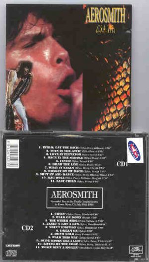 Aerosmith - Aerosmith LIVE USA 1993 ( Live Storm )( 2 CD SET ) ( Costa Mesa , California , July 30th , 1993 )