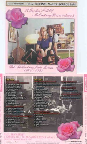 Paul McCartney - A Garden Full Of McCartney Roses Vol 2 ( 2 CD SET )( Misterclaudel ) ( All Studio Sessions )
