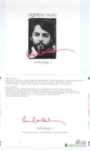 Paul McCartney - Ageless Music , Anthology Vol. 1 ( 2010 Strange Apple )  ( 2 CD SET )