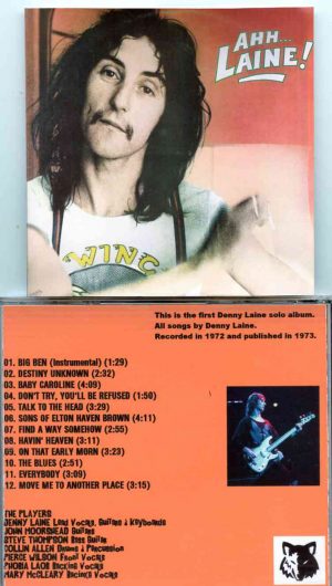Paul McCartney - Denny Laine Ahhh Laine  ( Denny Laine First Solo Album on CD )