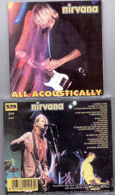 Nirvana - All Acoustically  ( Live in USA 1993 ) ( KTS )