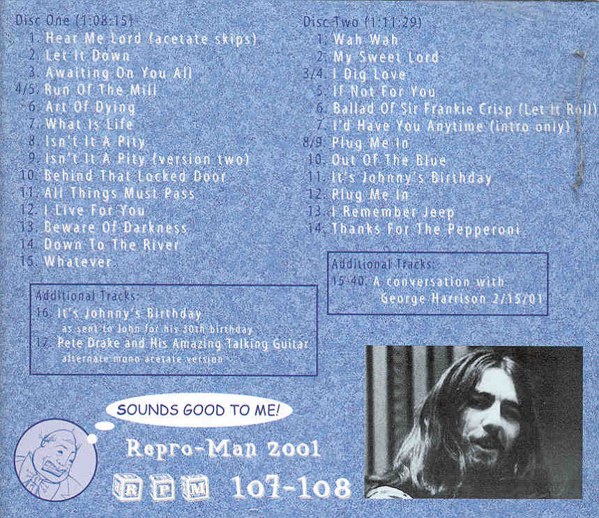 George Harrison - All Things Must Surface ( 2nd Part of The Making of ATMP ) ( Repro-Man ) ( 2 CD set )