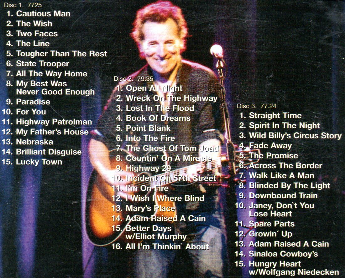 Bruce Springsteen - All Those Nights Vol 2  ( 3 CD SET ) ( Devils & Dust Tour 2005 Live Acoustic in Europe )