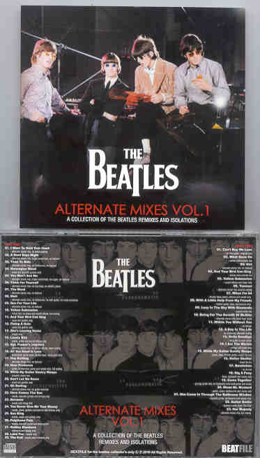 The Beatles - Alternate Mixes Vol. 1 ( 2010 Beatfile ) ( 2 CD set ) ( A Collection of Beatles Remixes and Isolations )