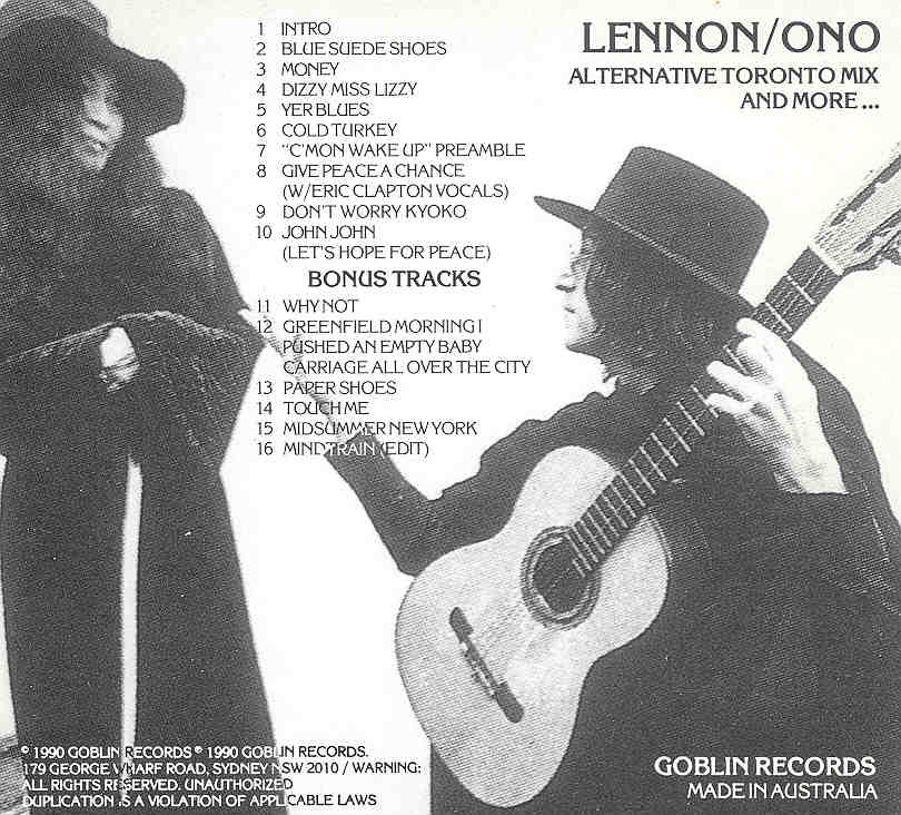 John Lennon - Alternative Toronto Mix And More
