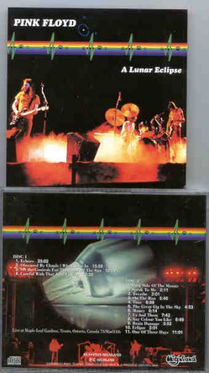 Pink Floyd - A Lunar Eclipse  ( 2 CD  SET ) ( Highland ) ( Toronto , Ontario , Canada , March 11th , 1973 )
