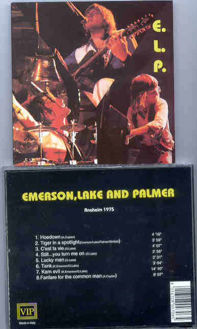 Emerson , Lake & Palmer - Anaheim 1975