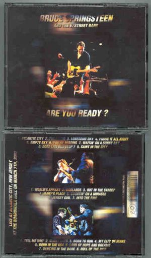 Bruce Springsteen - Are You Ready ? ( 3 cd set )  ( Boardwalk Hall Atlantic City , New Jersey , March 7th , 2003 )