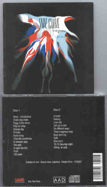 The Cure - Argentina 1987  ( Buenos Aires , Estadio Ferro , March 17th , 1987 ) ( 2 CD SET )