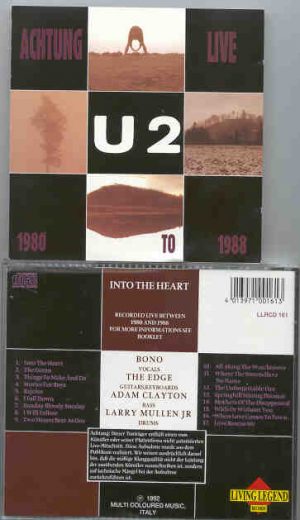 U2 - Atchung Live  ( Living Legend ) ( 17 Unreleased LIVE tracks Recorded Between 1980 and 1988 )