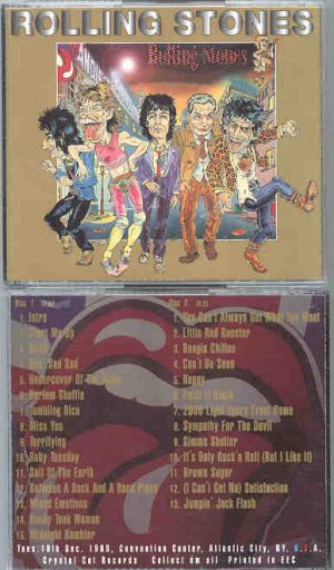 Rolling Stones - Atlantic City 1989 ( 2 CD!!!!! SET ) ( Crystal Cat )