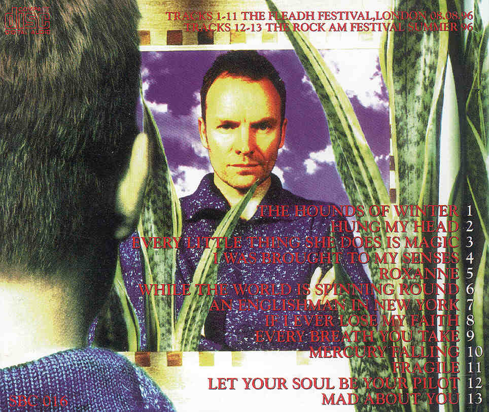 Sting / The Police - At The Fleadh ( London , UK , August 8th , 1996 )