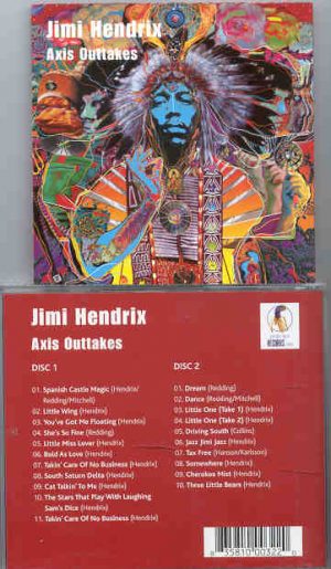 Jimi Hendrix - Axis Outtakes ( 2 CD set ) ( Excellent Outtakes from the album )