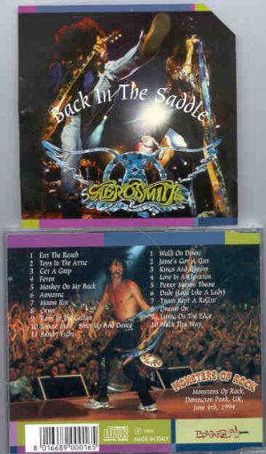 Aerosmith - Back In The Saddle ( 2 CD SET )( Donnington Park , UK. , June 4th , 1994 ) ( Banzai - Great Dane Recs )