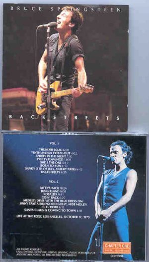 Bruce Springsteen - Backstreets ( 2 CD SET )( LIVE at the Roxy , Los Angeles , October 17th , 1975 ) ( Chapter One )