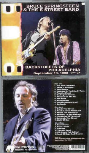 Bruce Springsteen - Backstreets Of Philadelphia ( 3 cd set ) September 13th , 1999 )