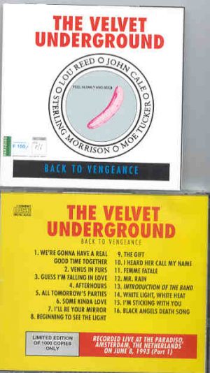 Lou Reed / Velvet Underground - Back To Vengeance I