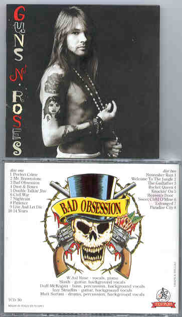 Guns N' Roses - Bad Obsession ( Templar ) ( 2 CD SET )