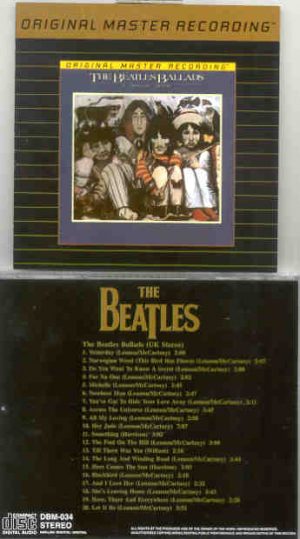 The Beatles - Dr. EBBETTS DBM 034 - THE BEATLES BALLADS - UK STEREO
