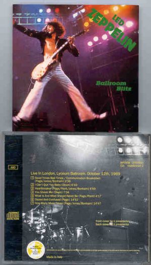 Led Zeppelin - Ballroom Blitz  ( WPOCM ) ( London Lyceum Ballroom , October 12th , 1969 )