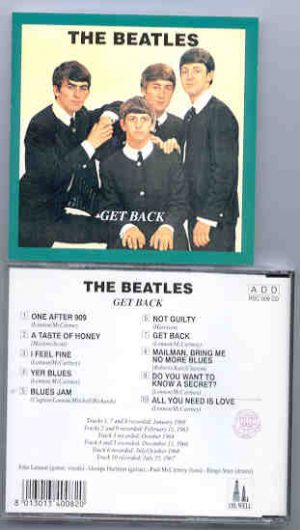 The Beatles - Beatles Get Back ( Oil Well Recs. )