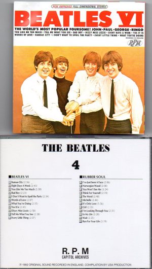 The Beatles - Beatles VI / Rubber Soul ( Capitol New Full Dimensional Stereo )