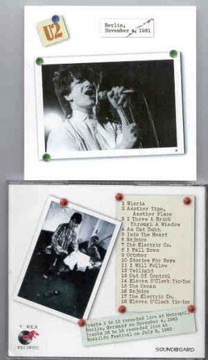 U2 - Berlin , November 4th , 1981 ( Live at Metropol , Berlin , Germany + Bonus At Roskilde July 3rd , 1982 )