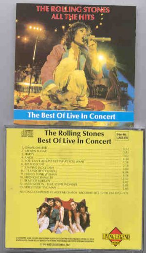Rolling Stones - Best Of LIVE In Concert ( Living Legend )