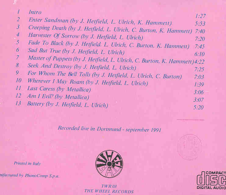 Metallica - Beyond The Storm ( Dortmund , September 1991 )