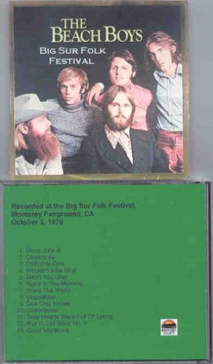 The Beach Boys - Big Sur Folk Festival  ( Monterey Fairground , CA , USA , October 3rd , 1970 )
