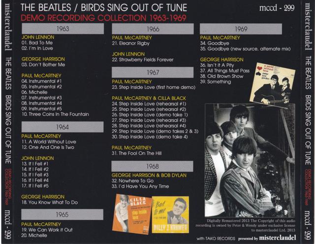 The Beatles - Birds Sing Out Of Tune ( Demo Recording Collection 1963 - 1969 ) ( Misterclaudel )