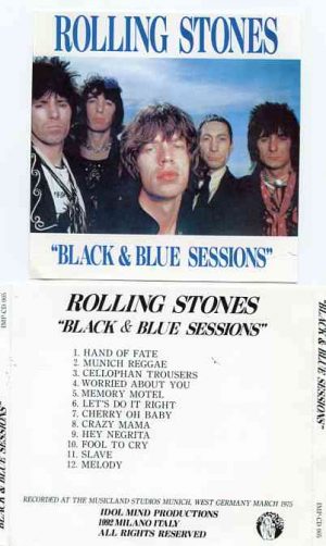 Rolling Stones - Black And Blue Sessions ( Live in Studio , at the Musicland Studios Munich , Germany , March 1975 )