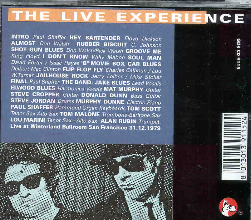The Blues Brothers - Groove Me ( Great Dane Recs ) ( Live at Winterland , SF , CA , 31-12-79 )