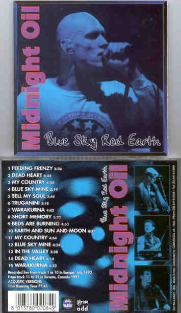 Midnight Oil - Blue Sky Red Earth ( Big Music )