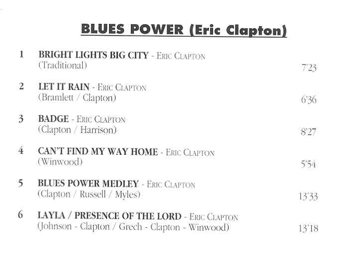 Eric Clapton - Blues Power Fabbri Editori