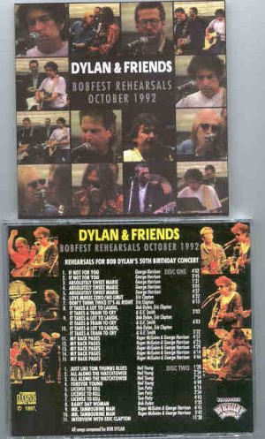 Bob Dylan - BobFest Rehearsals Oct. 1992   ( 2 CD SET )( E. Clapton - G. Harrison - N. Young )