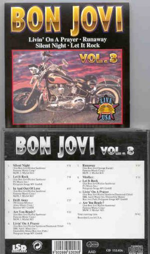 Bon Jovi - Bon Jovi LIVE IN USA Vol. 3