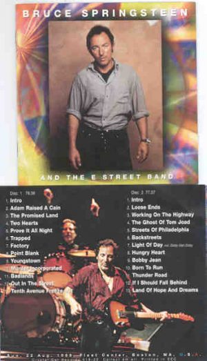 Bruce Springsteen - Boston Night ( 2 CD SET ) ( Sunday August 22nd , 1999 , Fleet Center , Boston , MA , USA )