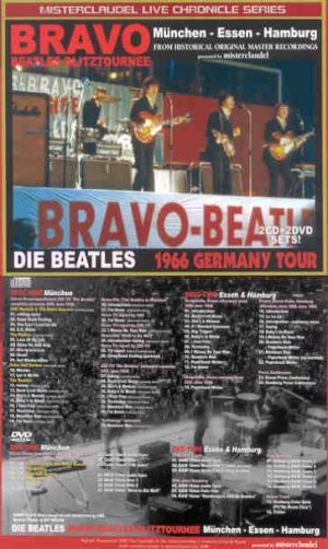 The Beatles - Bravo Britztournee 1966 Germany Tour ( 2 CD + 2 DVD set ) ( Misterclaudel )