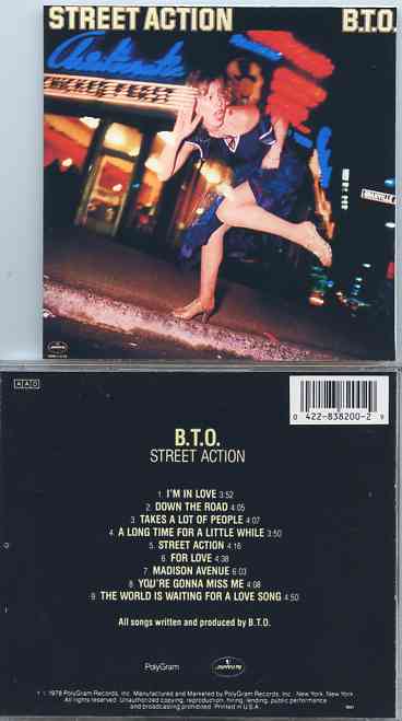 Bachman Turner Overdrive - Street Action ( Original Album on CD )