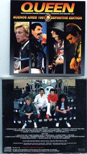 Queen - Buenos Aires 1981 Definitive Edition ( 2 CD!!!!! SET )( Velez Sarsfield Stadium , Buenos Aires , Argentina , February 28th , 1981 )